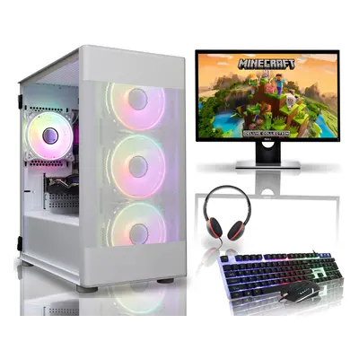 (VIDA ZEPHYR WHITE, Without Bundle) Gaming PC i5 16GB GT1030 512GB SSD 500GB W11