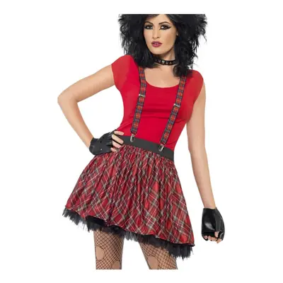 Smiffys Womens/Ladies Punk Tartan Costume Set