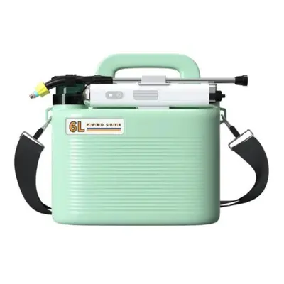 (green) 6l Electric Sprayer Usb Rechargeable Sprayer With Telescopic Wand Nozzles Battery Powere