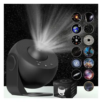 (black, USB Plug) Night Light Galaxy Projector Starry Sky Projector Rotate Planetarium Lamp For 