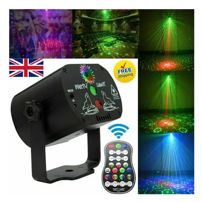 90 Pattern Mini LED Stage Lighting RGB Laser Projector Disco Party Club DJ Light