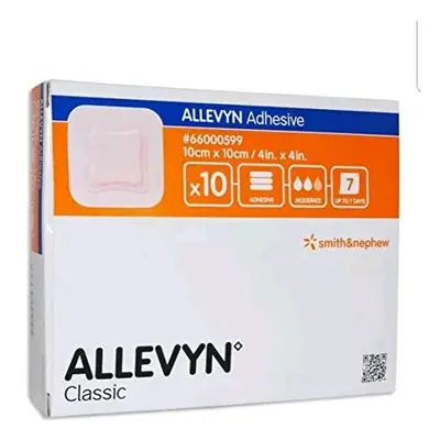 Allevyn Adhesive Dressing 10cm x 10cm (x10)