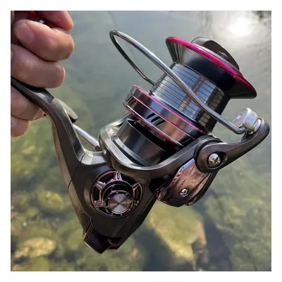 (10000 Series) Spinning Reel Deep Metal Spool 10000 Series Fishing Reel Saltwater Max Drag Power