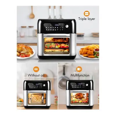 Air Fryer Oven,Uten 10L Digital Air Fryers Oven 1500W Energy ClassA+++