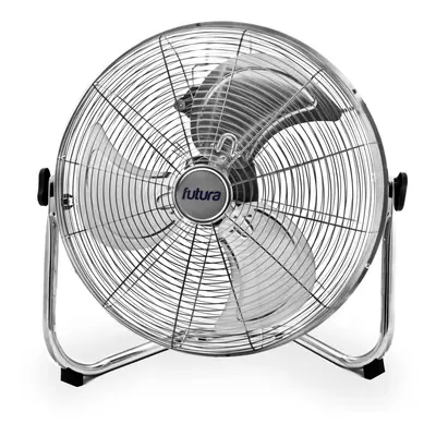 Futura High Velocity Standing Floor Fan | 20" Chrome