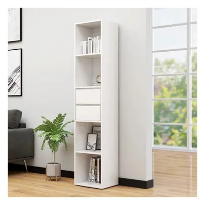 Book Cabinet White 36x30x171 cm Chipboard