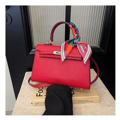 (Red) Mini Kelly bag shoulder crossbody handbag