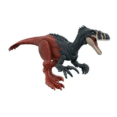 Jurassic World Dominion Roar Strikers Megaraptor Dinosaur Action Figure with Attack Motion and S