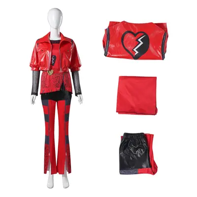 (Red, S) Descendants The Rise Of Red Cosplay Set Cute Costumes Halloween Party Role Play