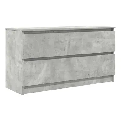 vidaXL TV Cabinet Concrete Grey 100x35x54 cm Engineered Wood tv stand