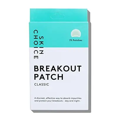 Breakout Patch by SKINCHOICE - Classic Invisible Hydrocolloid Acne Patches, Pimple Patches, Spot