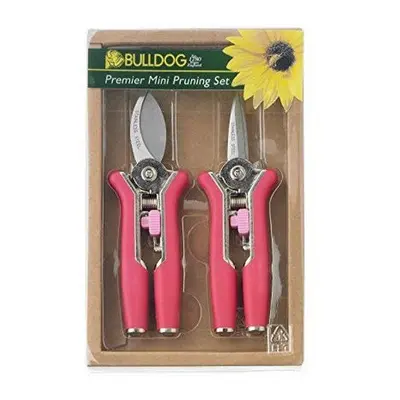 Bulldog BD3151PNK Premier Pink Mini Pruning Secateur Set