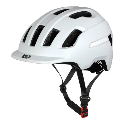 (White) 58-62cm Adjustable Modes Bike Helmet Breathable UV Protection Reflective Motorcycle Helm