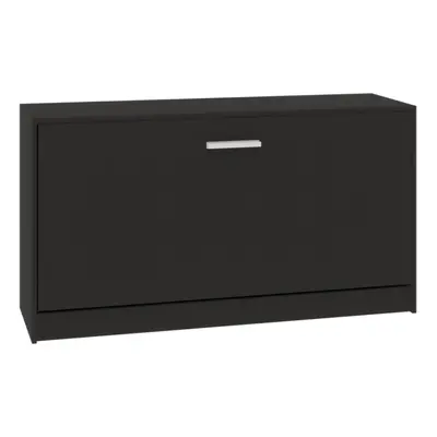 (Black) Shoe Cabinet Storage Organiser Stand Entryway Hall Rack MDF Multi Colours