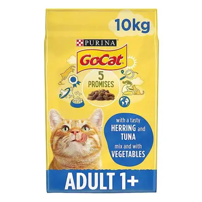 Go Cat Adult Dry Cat Food Tuna Herring & Veg x 10kg Pack