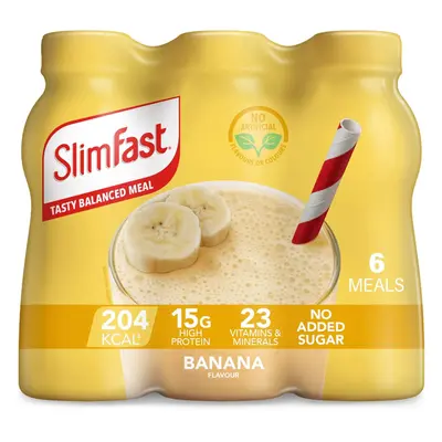 (Bannana) SlimFast Ready To Drink Shake, Meal Replacement Shakes for Weight Loss and Balanced Di