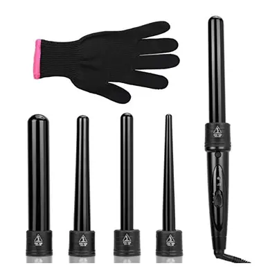 Curling Wand, DMOPRDNB in Multi-Function Hair Curlers and Curling Irons Set with LED Temperature