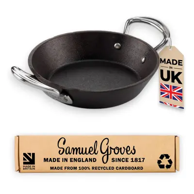 (28cm Double Handle Skillet) Britannia Cookware Range Frying Pan Skillet Cast Iron by Samuel Gro