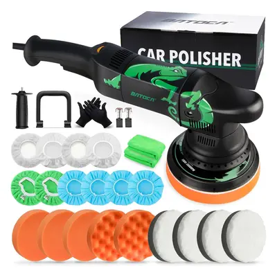 Double Action Car Polisher 700W Orbital DA Polisher with Inch 150mm Polishing Pad Cover for Car 