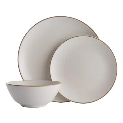 Classic Collection Cream Stoneware Piece Dinner Set