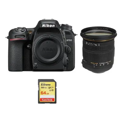 NIKON D7500 + SIGMA 17-50MM F2.8 EX DC OS HSM + SanDisk Extreme 64G SD