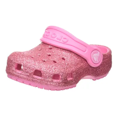 crocs Kids classic glitter clog (Little KidBig Kid) Pink Lemonade gl