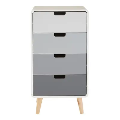 Milo Drawer Cabinet - Grey & White Gradient