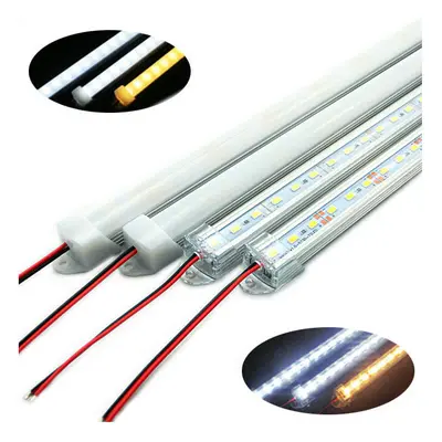 50CM SMD 36 LED Rigid Strip Tube Bar Light Lamp With U Aluminium Shell + PC Cover DC12V