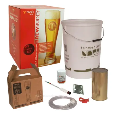 Youngs BrewBuddy Pint Brew System - Cider Homebrew Beer Making Starter Kit