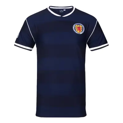 (Navy Blue, Large) Scotland Retro Shirt Kit Mens Official Football Gift