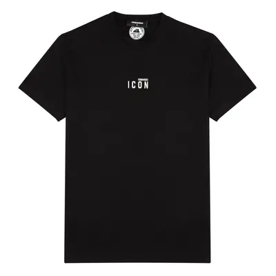 (900 Black, XL) Dsquared2 Small Icon logo printed t-shirt