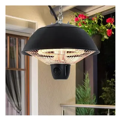 Electric Compact Heater Ceiling Hanging Carbon Fibre Halogen Light