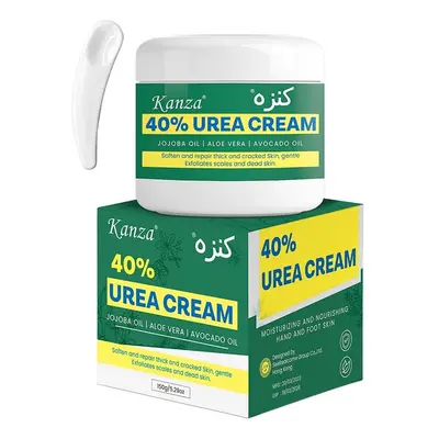 Kanza 40% Urea Cream for Cracked Feet Hands 150g Callus Remover Hand Cream Foot Cream for Cracke