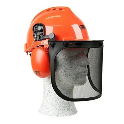 OREGON Yukon Chainsaw Safety Helmet with Protective Ear Muff and Mesh Visor (562412)