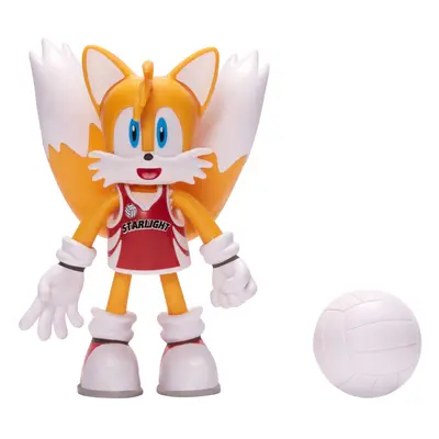 Sonic The Hedgehog Tails 4" volleyball Knuckles Action Figure