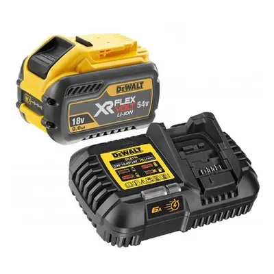 Dewalt DCB547 18v / 54v XR Flexvolt 9.0ah Battery + DCB116 Fast Charger