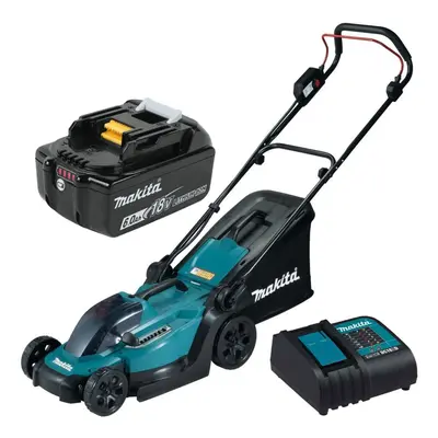 Makita DLM330 18v LXT Cordless Lithium Battery Lawn Mower 33cm + x 6ah Battery