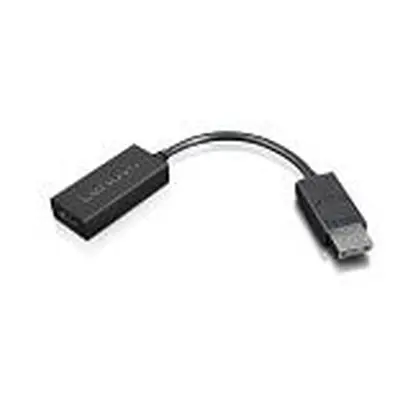 Lenovo 4X90R61023 video cable adapter 0.225 m DisplayPort HDMI Type A (Standard) Black