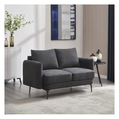 (Charcoal) SOFIA MODERN FABRIC LIVING ROOM SEATER SOFA