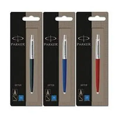 Parker Jotter Colours - Black + Blue + Red Ballpoint Pen