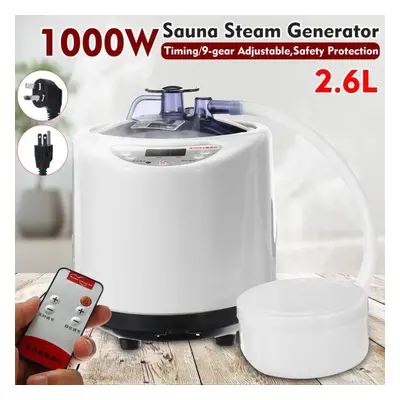 2.6l Sauna Steamer Pot Generator Steam Spa Pot Machine With Remote Control For Home Large Sauna 