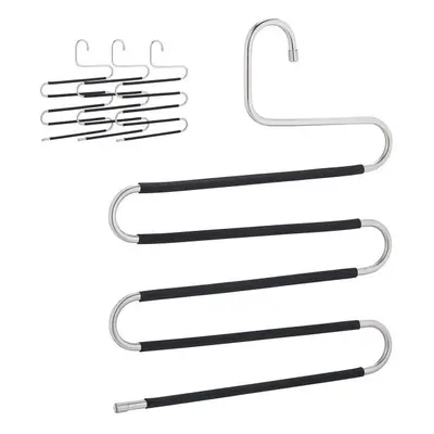 Multiple trouser hangers set of