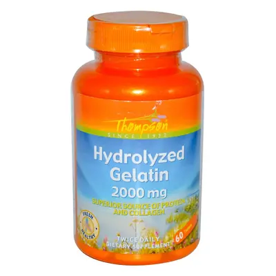 Thompson, Hydrolyzed Gelatin, mg, Tablets