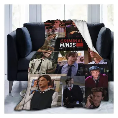 (200CM X 150CM) Matthew Gray Gubler Criminal Minds Throw Flannel s for Couch Bed Living Room 50X