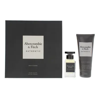 Abercrombie and Fitch Authentic 50ml EDT Spray & Shower Gel 200ml Gift Set