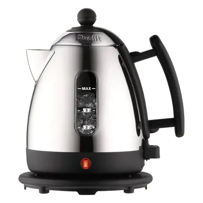 (Silver/Black, Jug Kettle) Lite Kettle - 1L 2kW Jug Kettle - Polished with Black Trim, High Glos