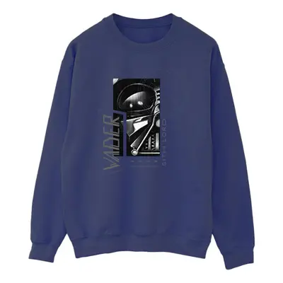 (M, Navy Blue) Star Wars Mens Obi-Wan Kenobi Sith SciFi Collage Sweatshirt