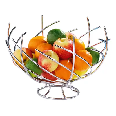 Housewares Metal Fruit Basket Small Hook Fruits Basket Chrome Finish Fruit Basket Wire Fruit Bow