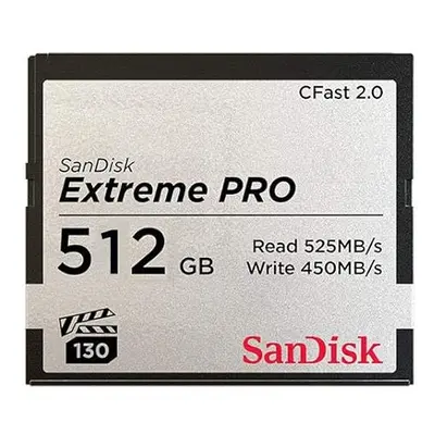 Sandisk Extreme PRO CFast 2.0 (512GB, SDCFSP-512G-G46D)