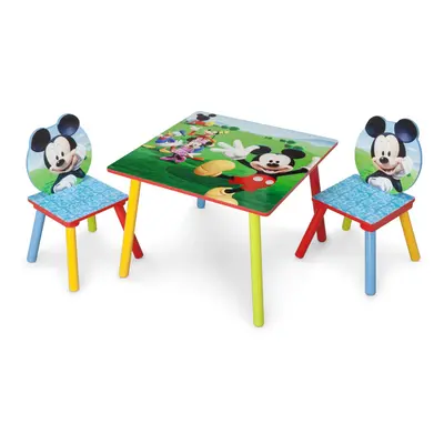 Delta Children Kids Table and Chair Set (2 Chairs Included) - Ideal for Arts & Crafts, Snack Tim